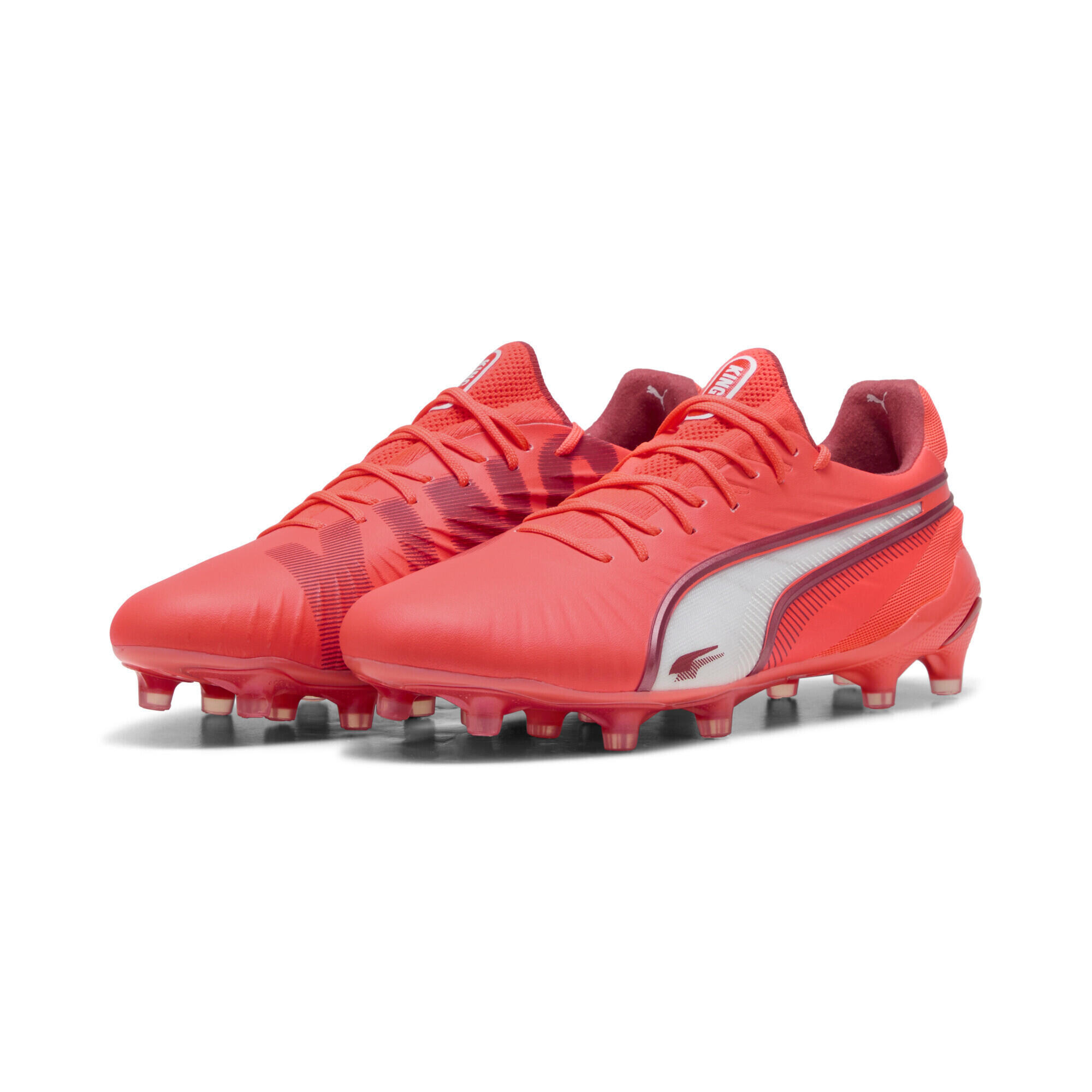 PUMA KING ULTIMATE FG/AG voetbalschoenen voor dames PUMA Glowing Red White Fire
