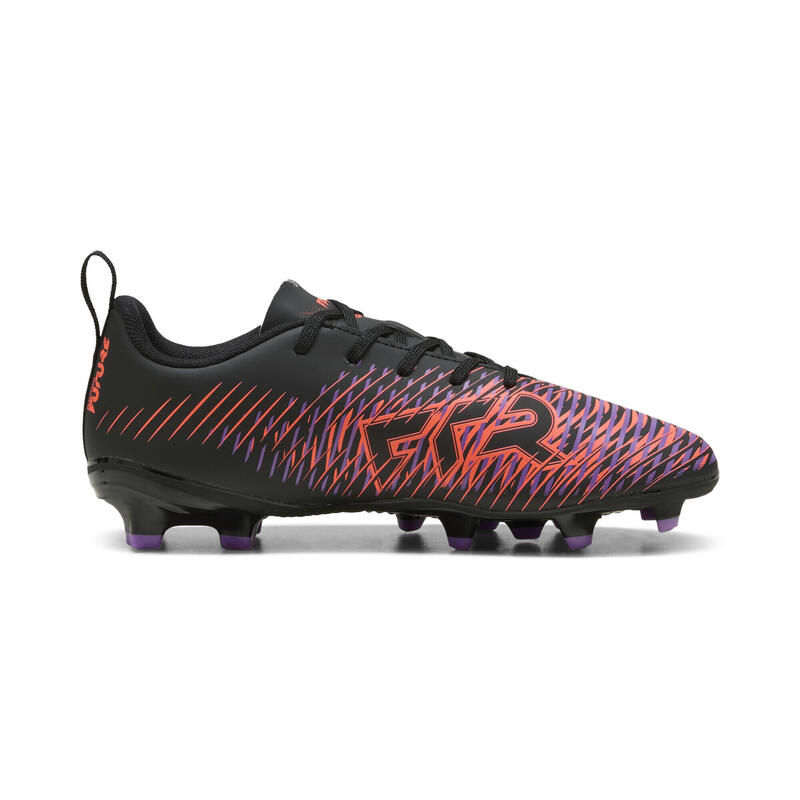Ghete Fotbal Copii Future 8 Play FG/AG, Galben PUMA Black White Glowing Red