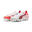 Ghete Fotbal adulți Design Ușor Ultra 5 Match MxSG PUMA White Black Glowing Red