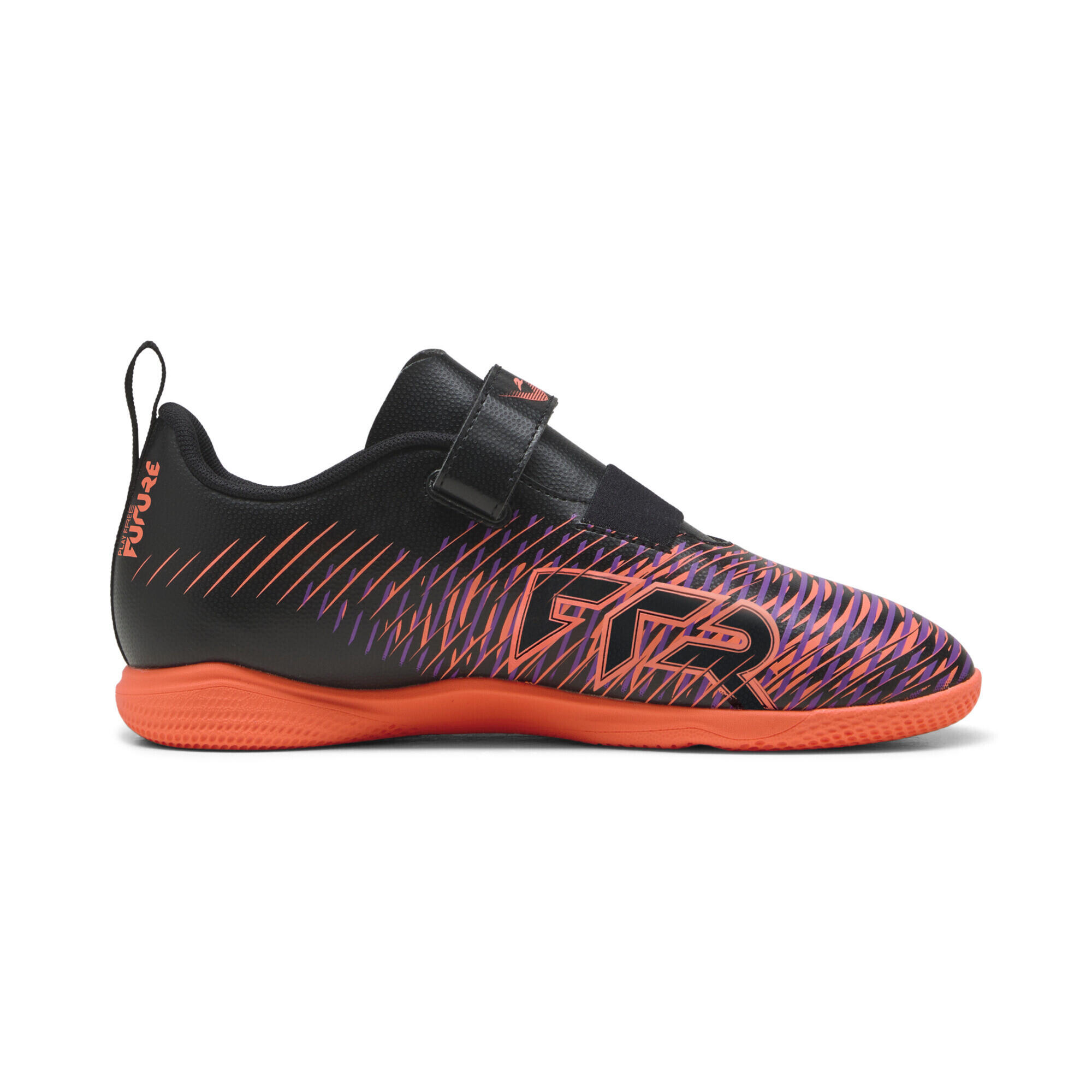 FUTURE 8 PLAY TT V voetbalschoenen voor jongeren PUMA Black White Glowing Red 7/7