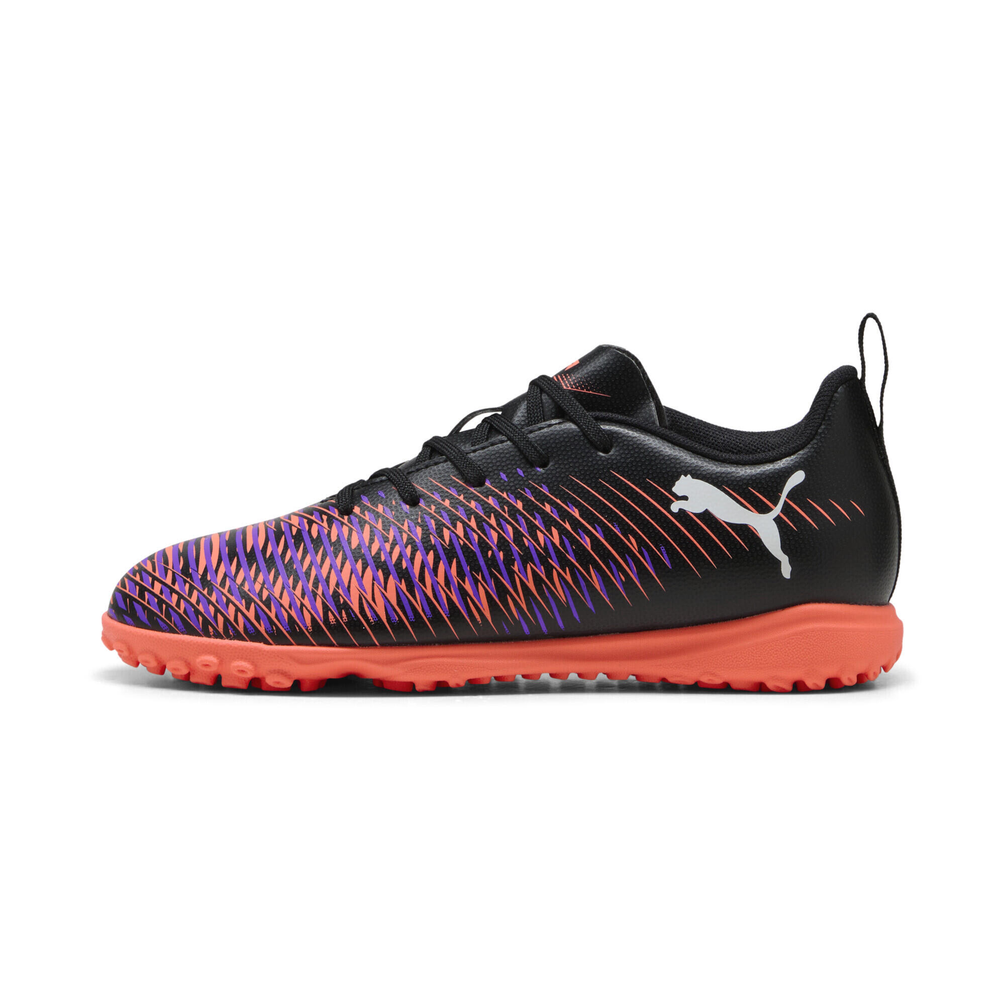 FUTURE 8 PLAY TT voetbalschoenen voor jongeren PUMA Black White Glowing Red 5/7