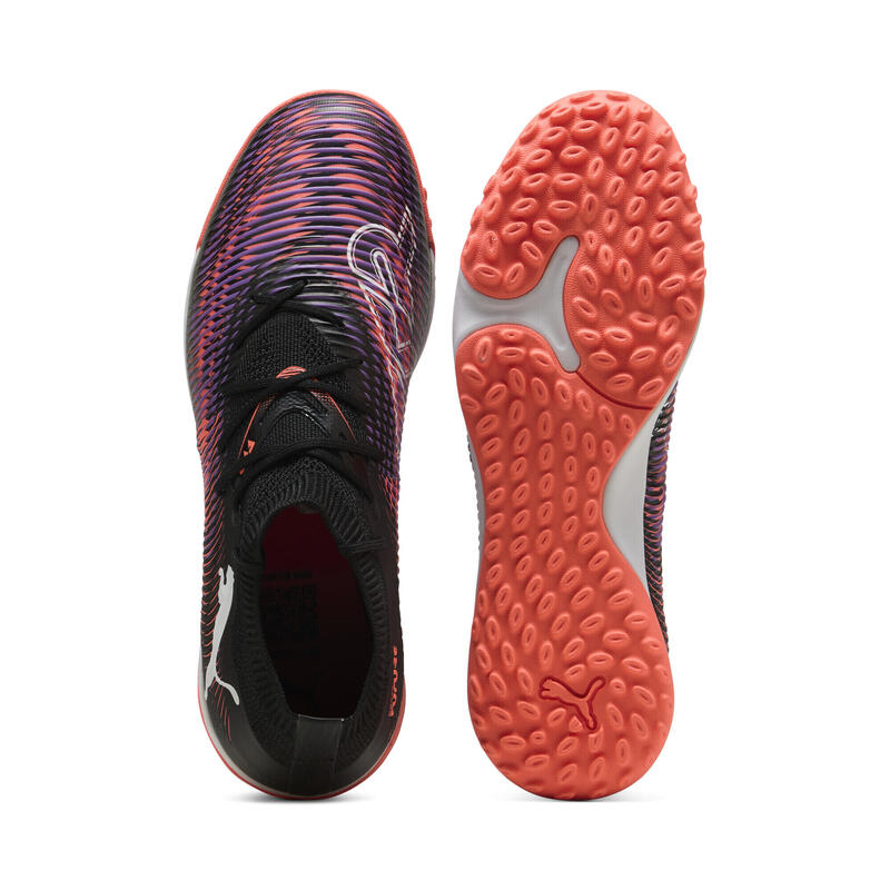 Chaussures de football FUTURE 8 MATCH TT Unisexe PUMA Black White Glowing Red