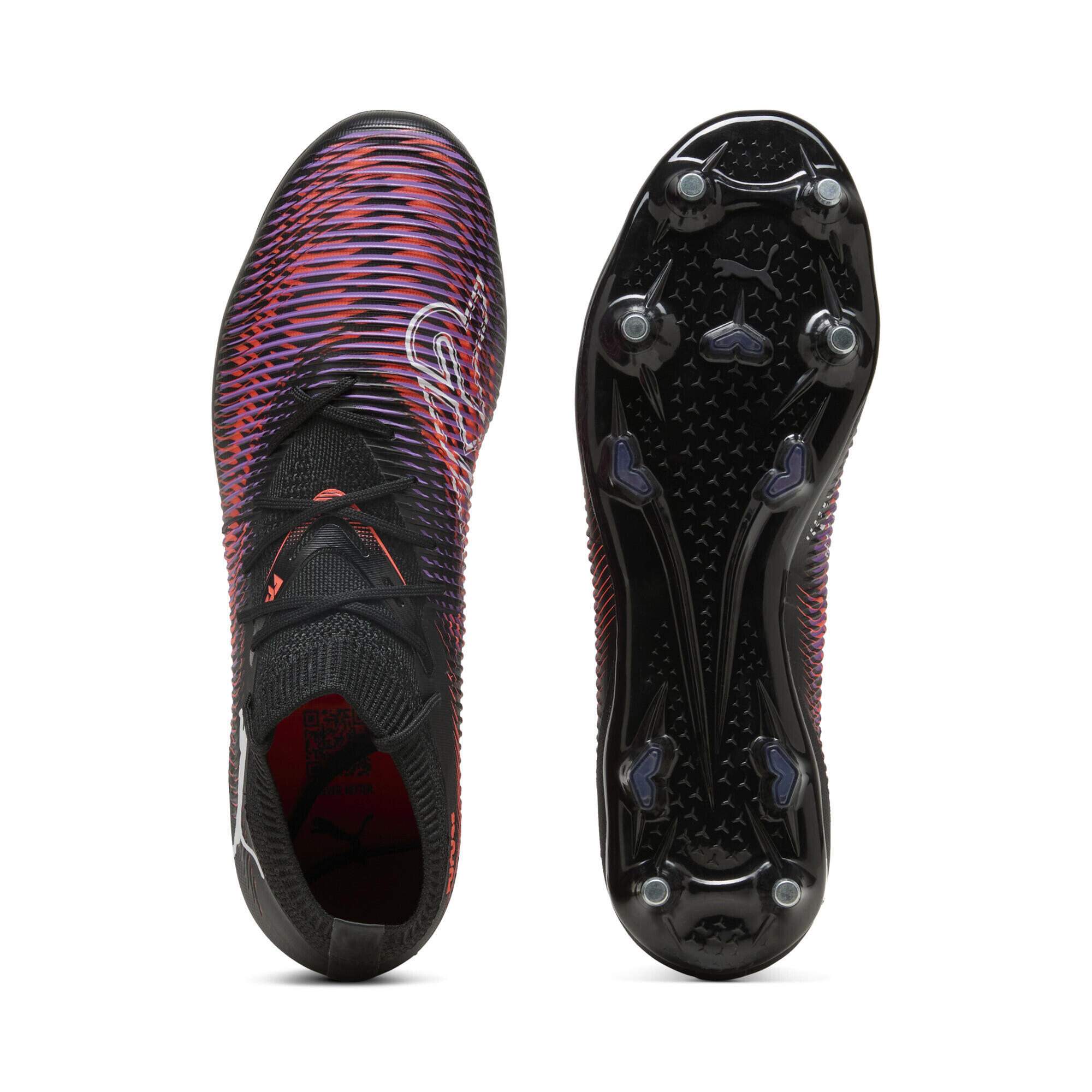FUTURE 8 MATCH MxSG voetbalschoenen PUMA Black White Glowing Red 6/7