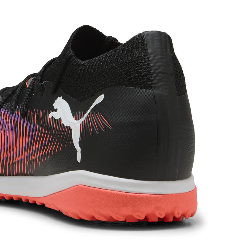 Chaussures de football FUTURE 8 MATCH TT Unisexe PUMA Black White Glowing Red