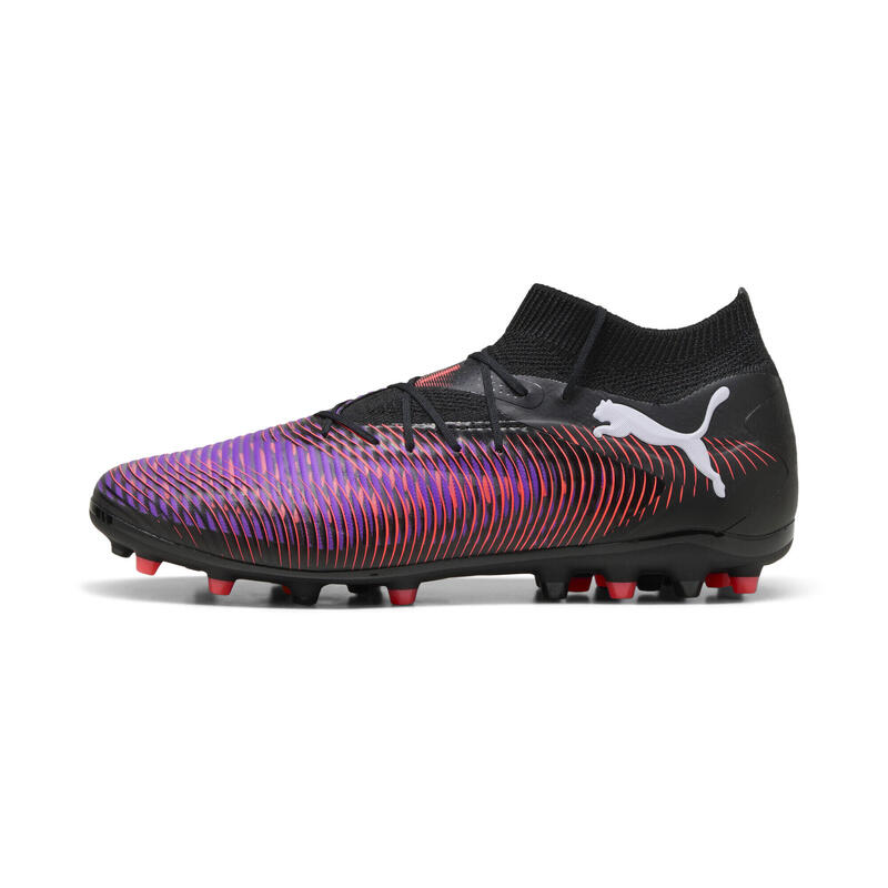 Chaussures de football FUTURE 8 PRO MG Unisexe PUMA Black White Glowing Red