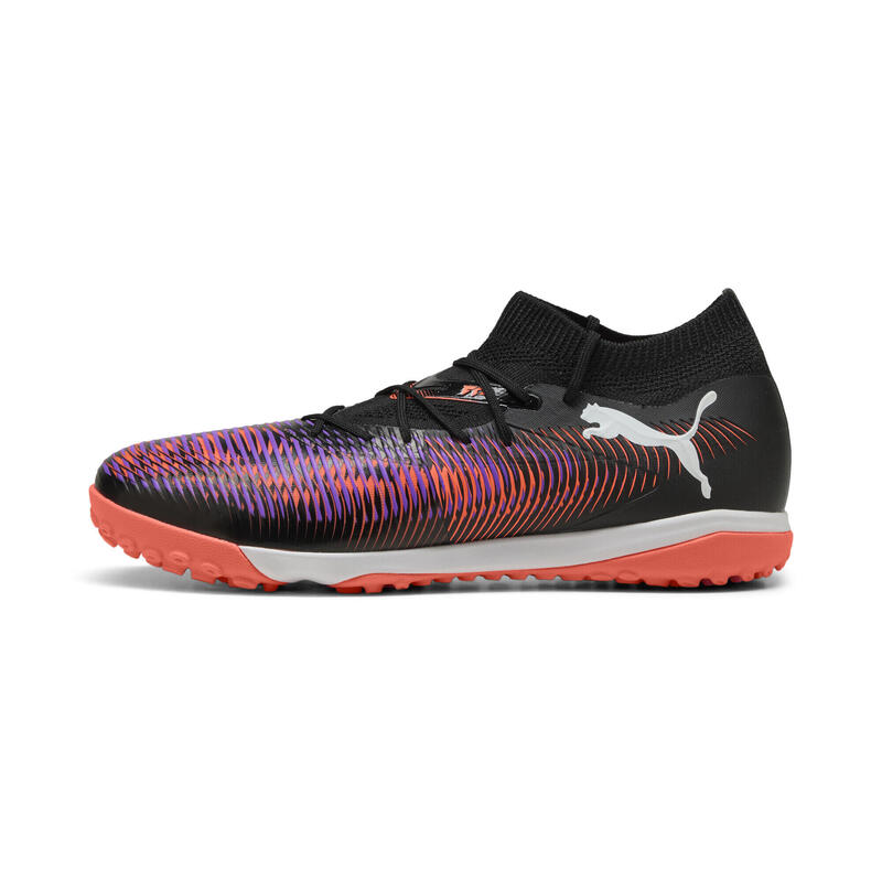 Chaussures de football FUTURE 8 MATCH TT Unisexe PUMA Black White Glowing Red