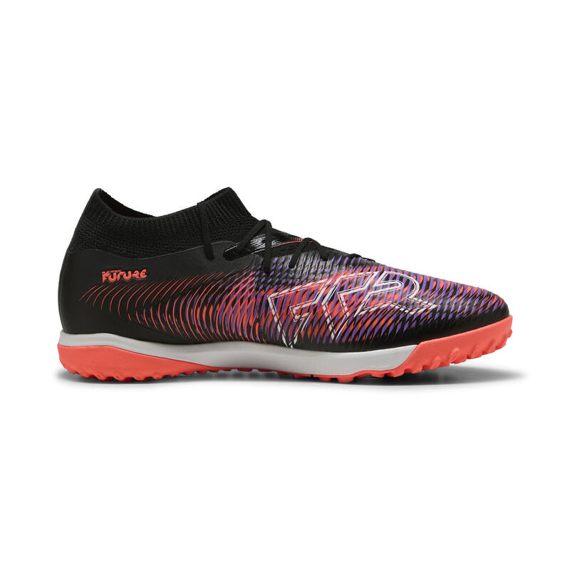 Chaussures de football FUTURE 8 MATCH TT Unisexe PUMA Black White Glowing Red