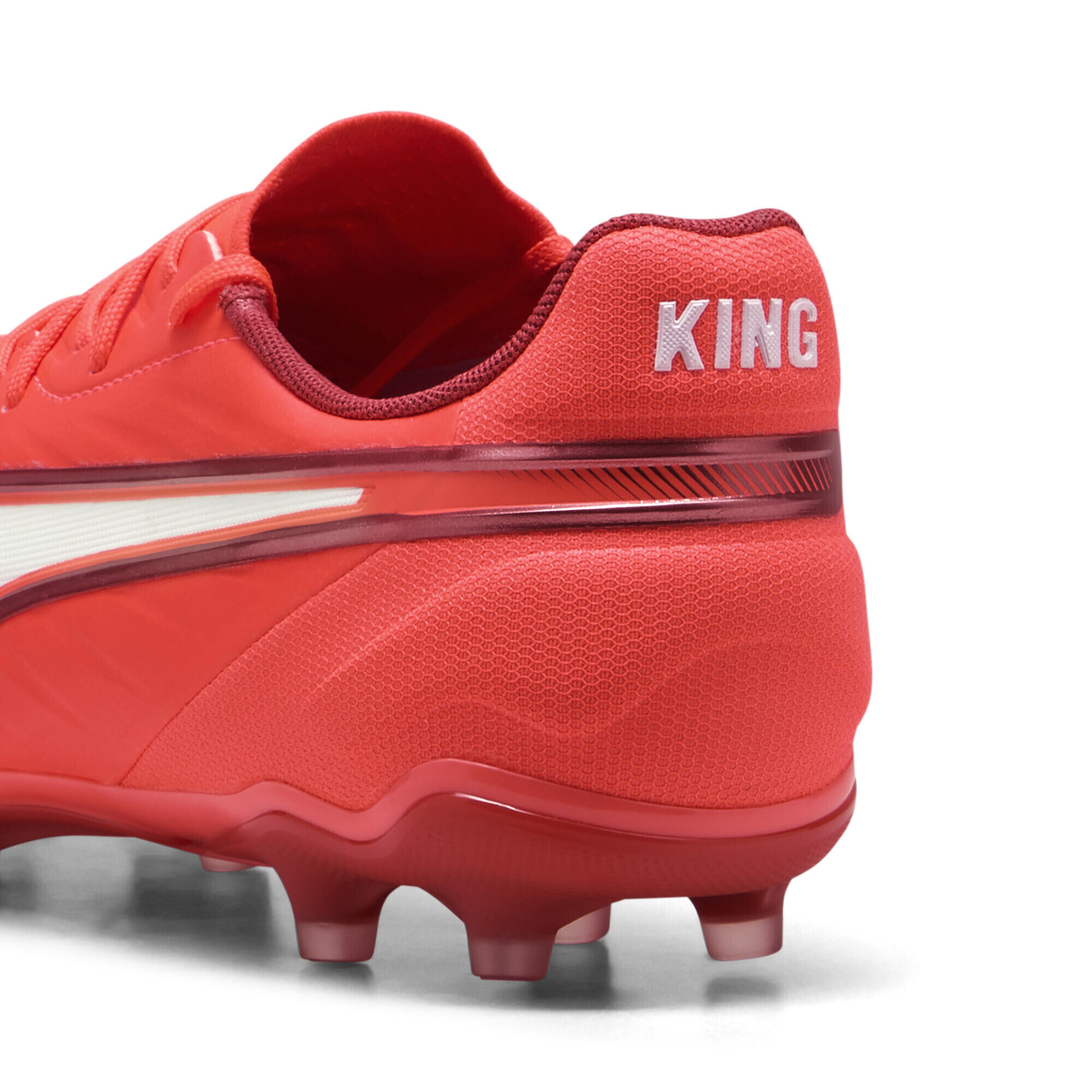 Scarpe da calcio KING MATCH FG/AG PUMA Glowing Red White Fire 2/7