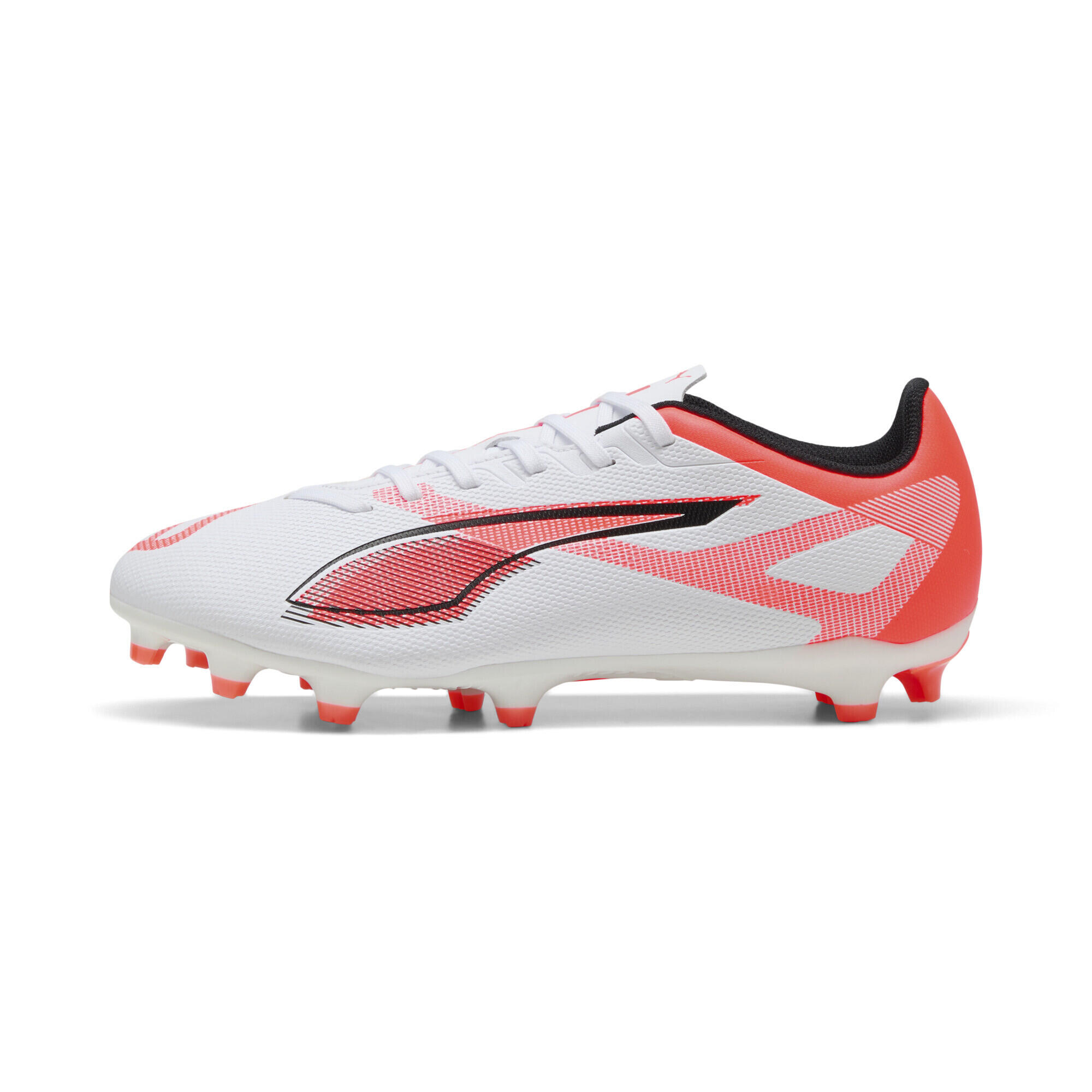 ULTRA 5 PLAY FG/AG Fußballschuhe Erwachsene PUMA White Black Glowing Red 5/7