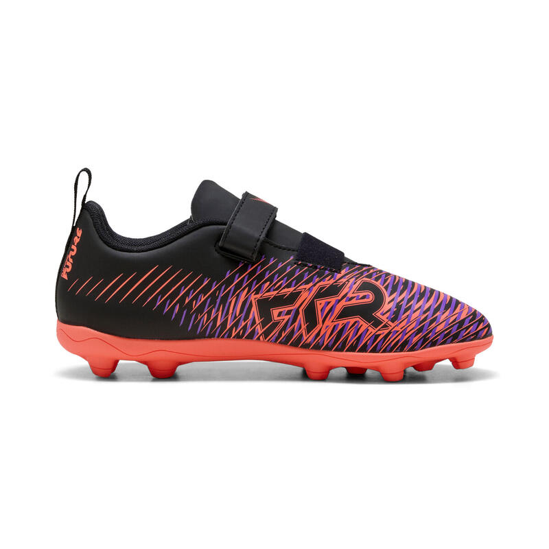 Încălțăminte alergare copii Future 8 Play V FG/AG RB Negru/Portocaliu PUMA