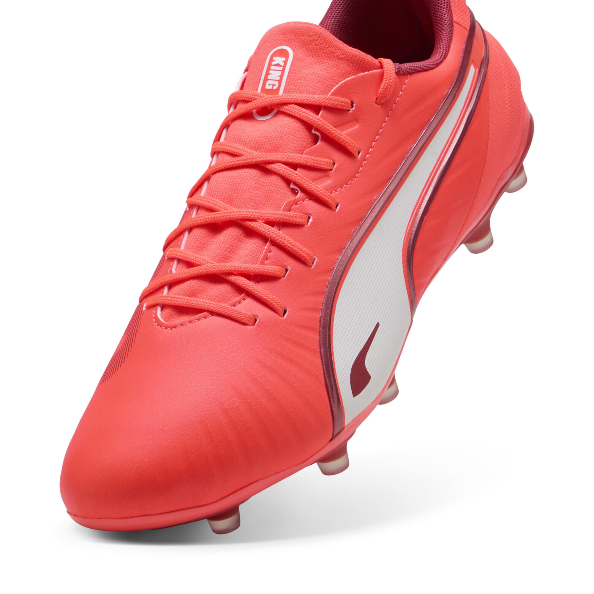 Scarpe da calcio KING MATCH FG/AG PUMA Glowing Red White Fire 6/7