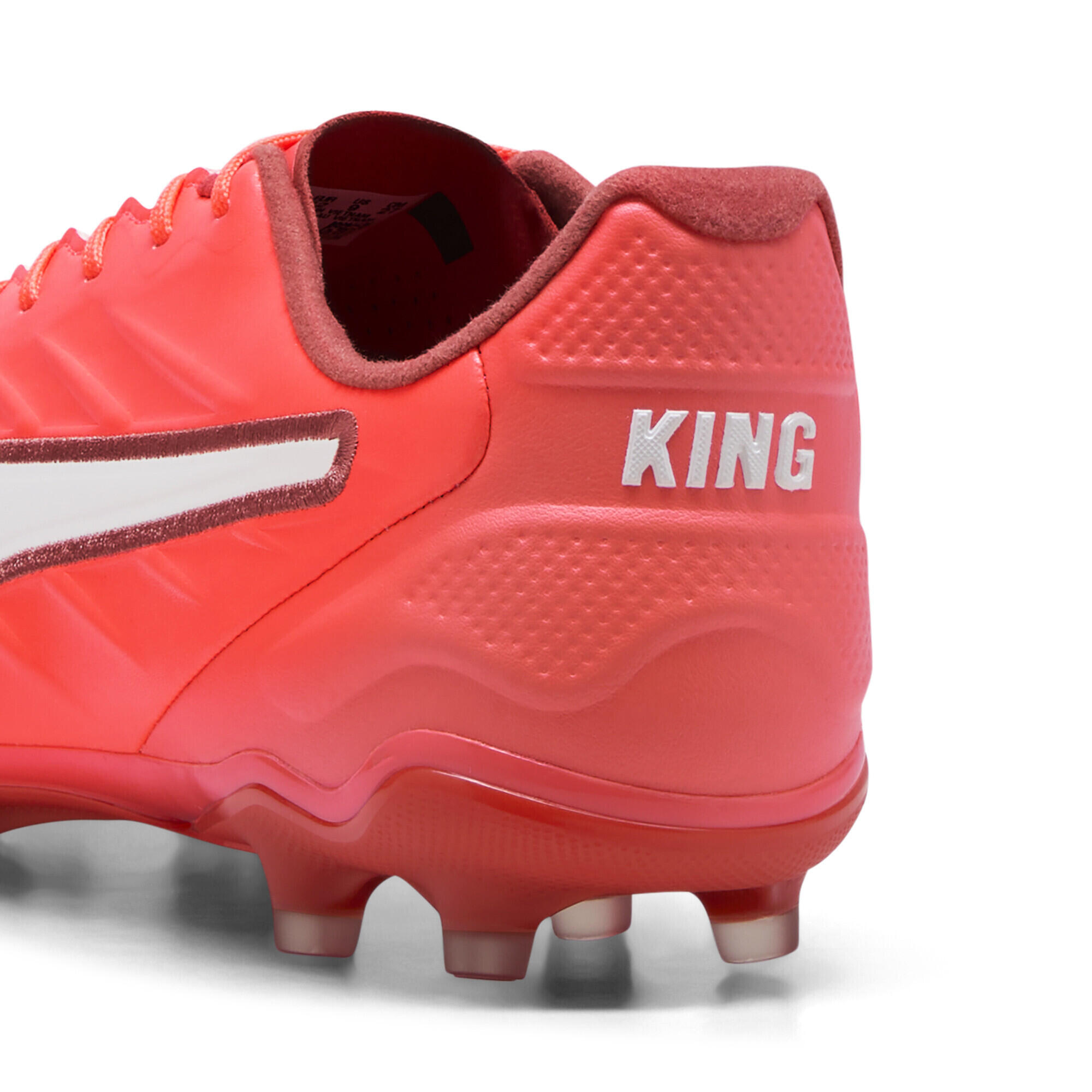 Scarpe da calcio KING PRO FG/AG PUMA Glowing Red White Fire 2/7