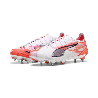 Botas de fútbol FUTURE 5 ULTIMATE MxSG PUMA White Black Glowing Red