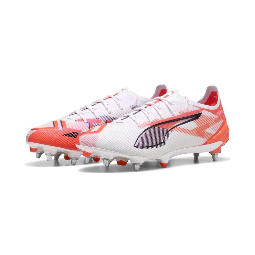 Buty piłkarskie ULTRA 5 ULTIMATE MxSG PUMA White Black Glowing Red