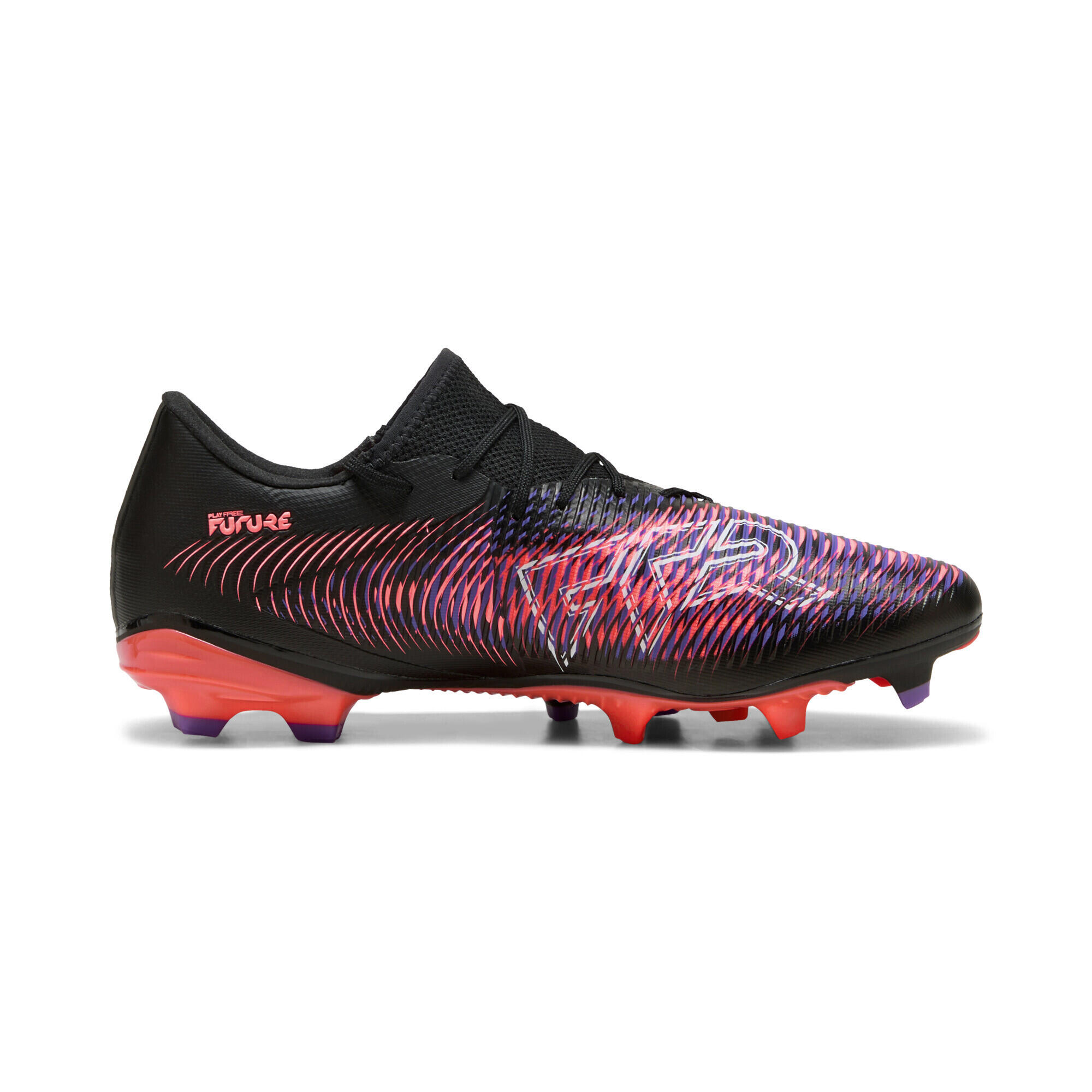 FUTURE 8 MATCH FG/AG lage voetbalschoenen PUMA Black White Glowing Red 7/7