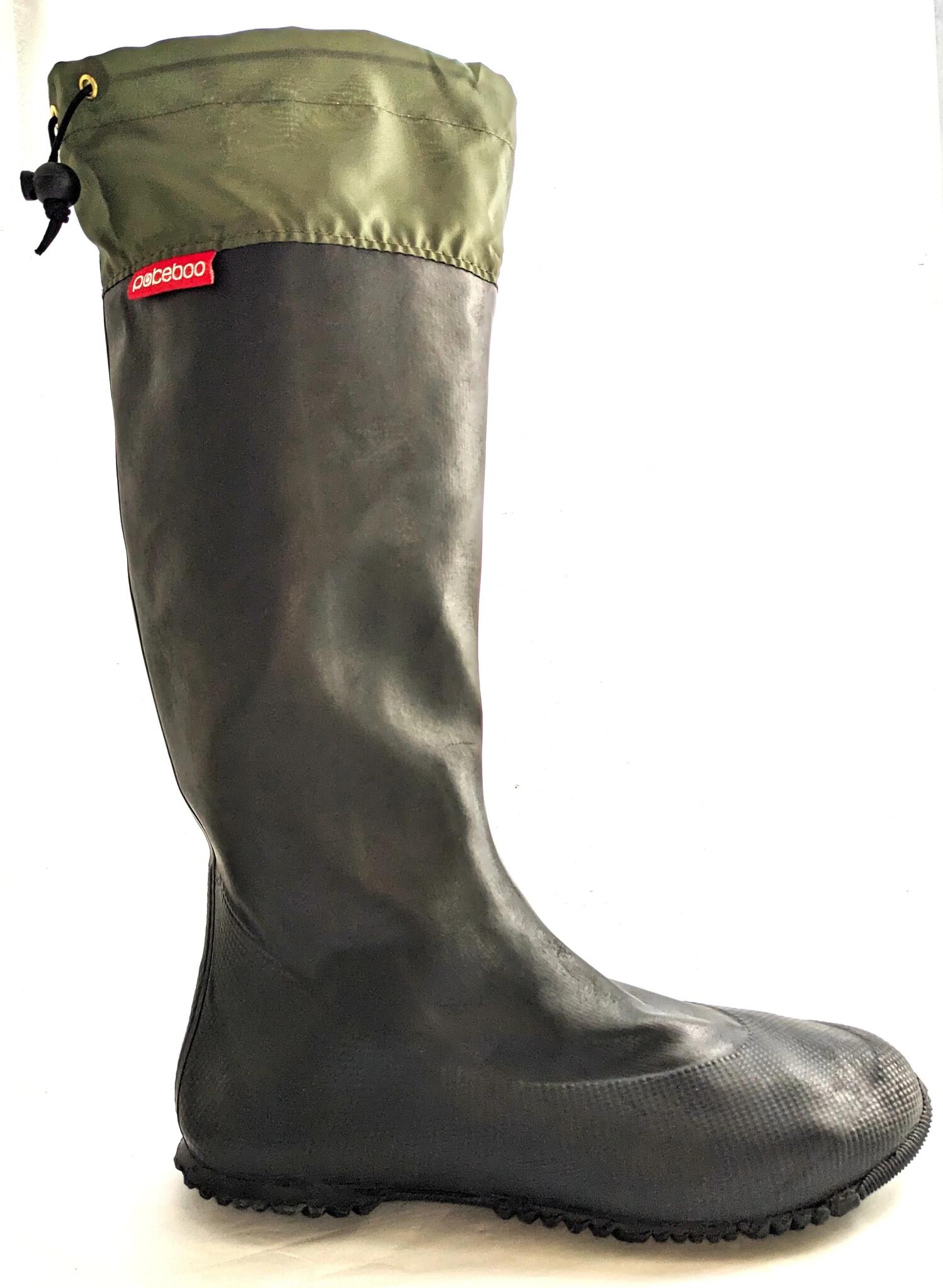 POKEBOO Pokeboo TREAD Regenlaarzen - Opvouwbaar - Black/Green