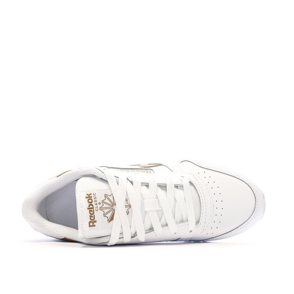 Reebok Classic Leather Dames Sneakers Wit/Bruin 4/7