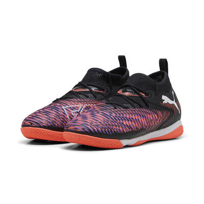 Botas de fútbol FUTURE 8 MATCH IT Mid Niños PUMA Black White Glowing Red