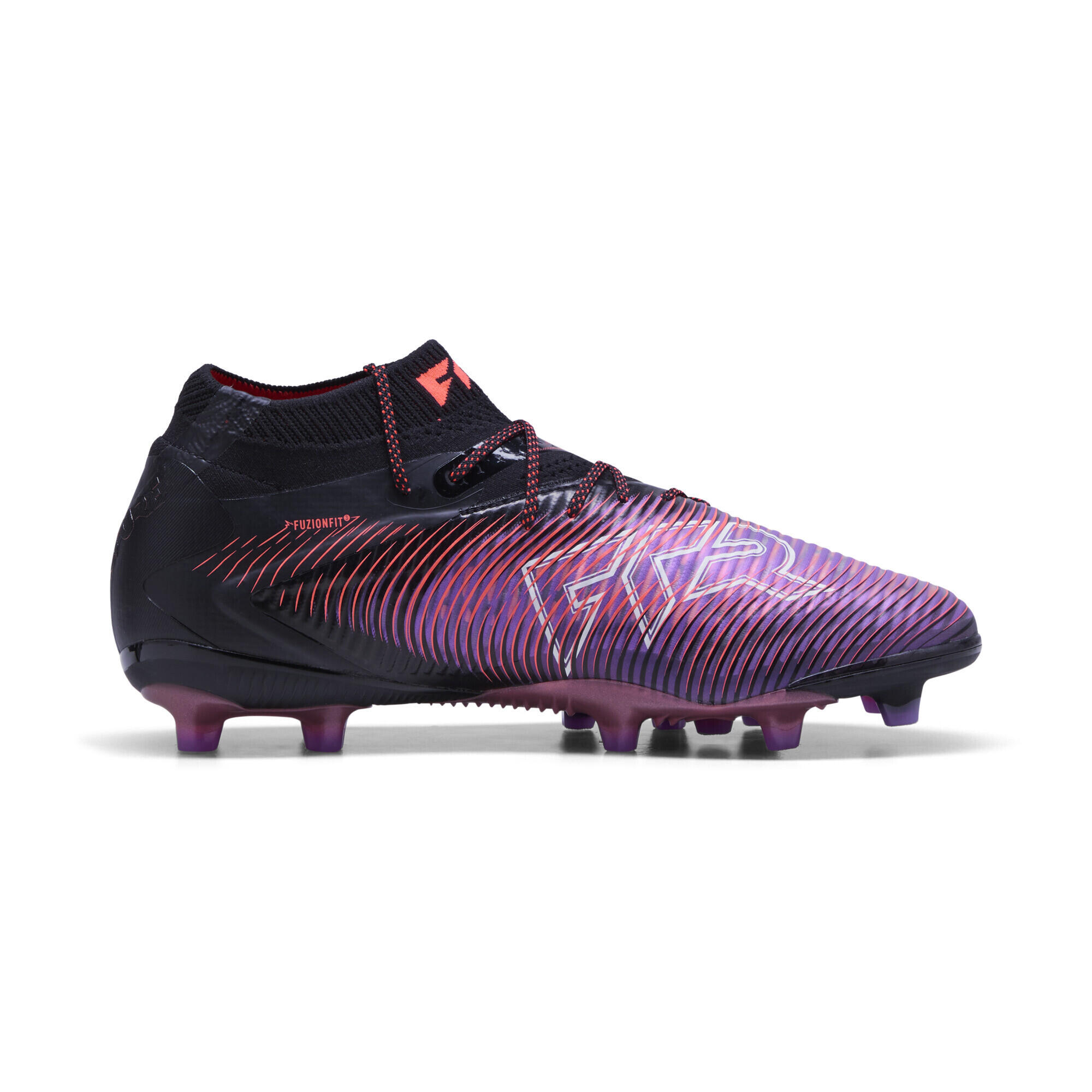 FUTURE 8 ULTIMATE AG voetbalschoenen PUMA Black White Glowing Red 7/7