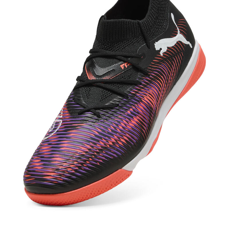 Botas de fútbol FUTURE 8 MATCH IT PUMA Black White Glowing Red
