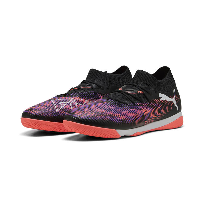 Botas de fútbol FUTURE 8 MATCH IT PUMA Black White Glowing Red