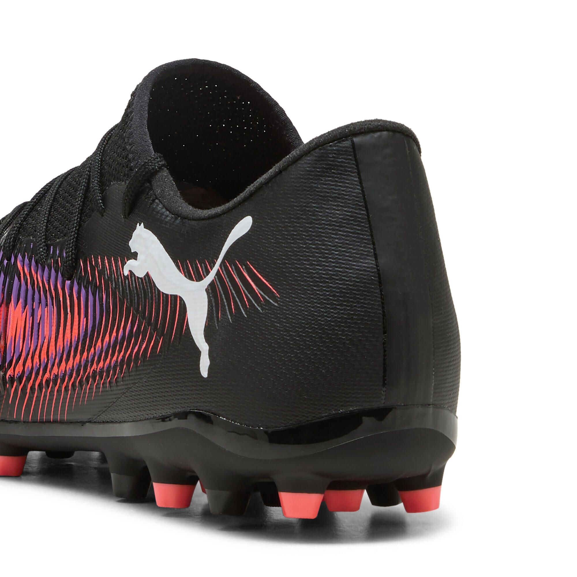 FUTURE 8 MATCH MG lage voetbalschoenen PUMA Black White Glowing Red 4/7