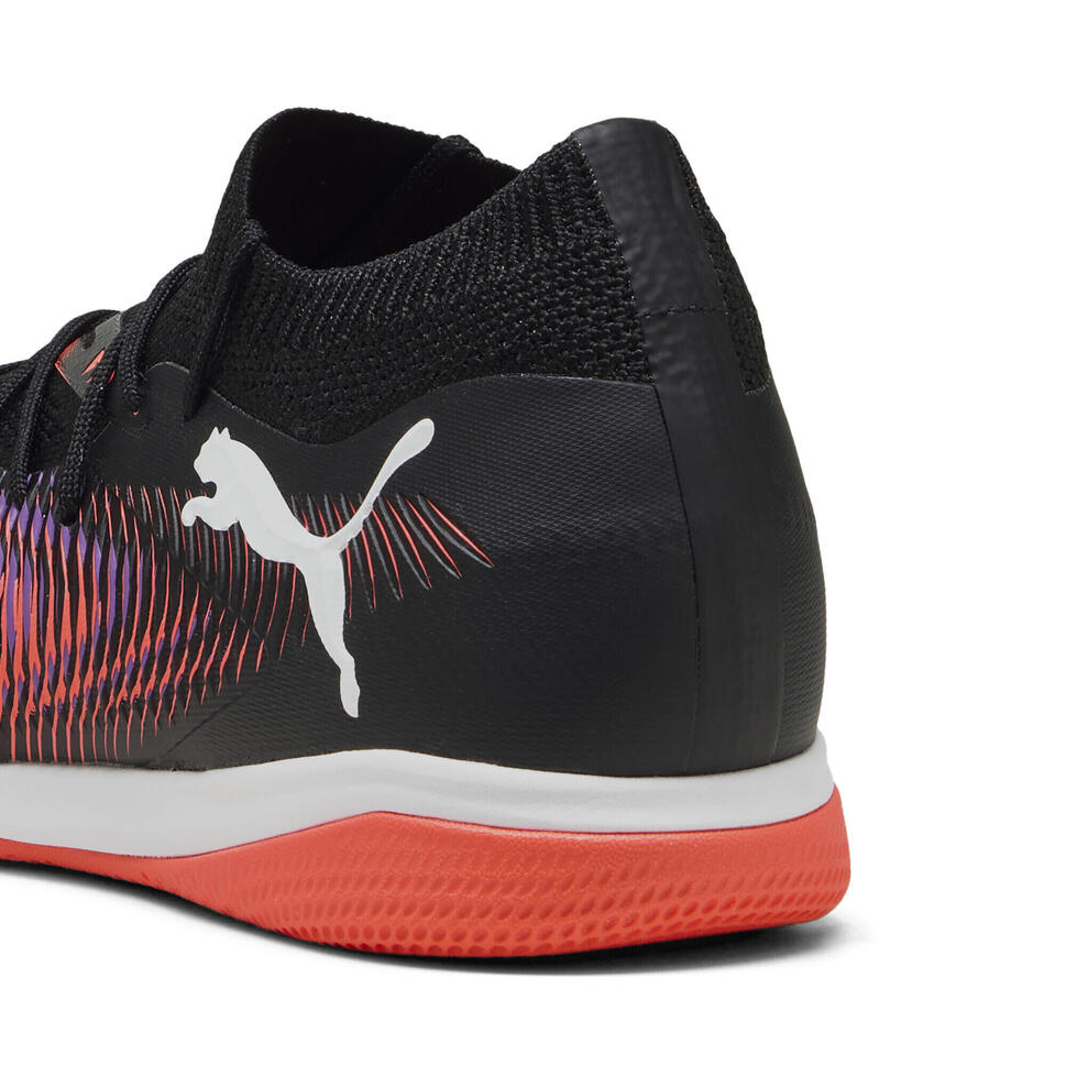 Buty piłkarskie FUTURE 8 MATCH IT PUMA Black White Glowing Red