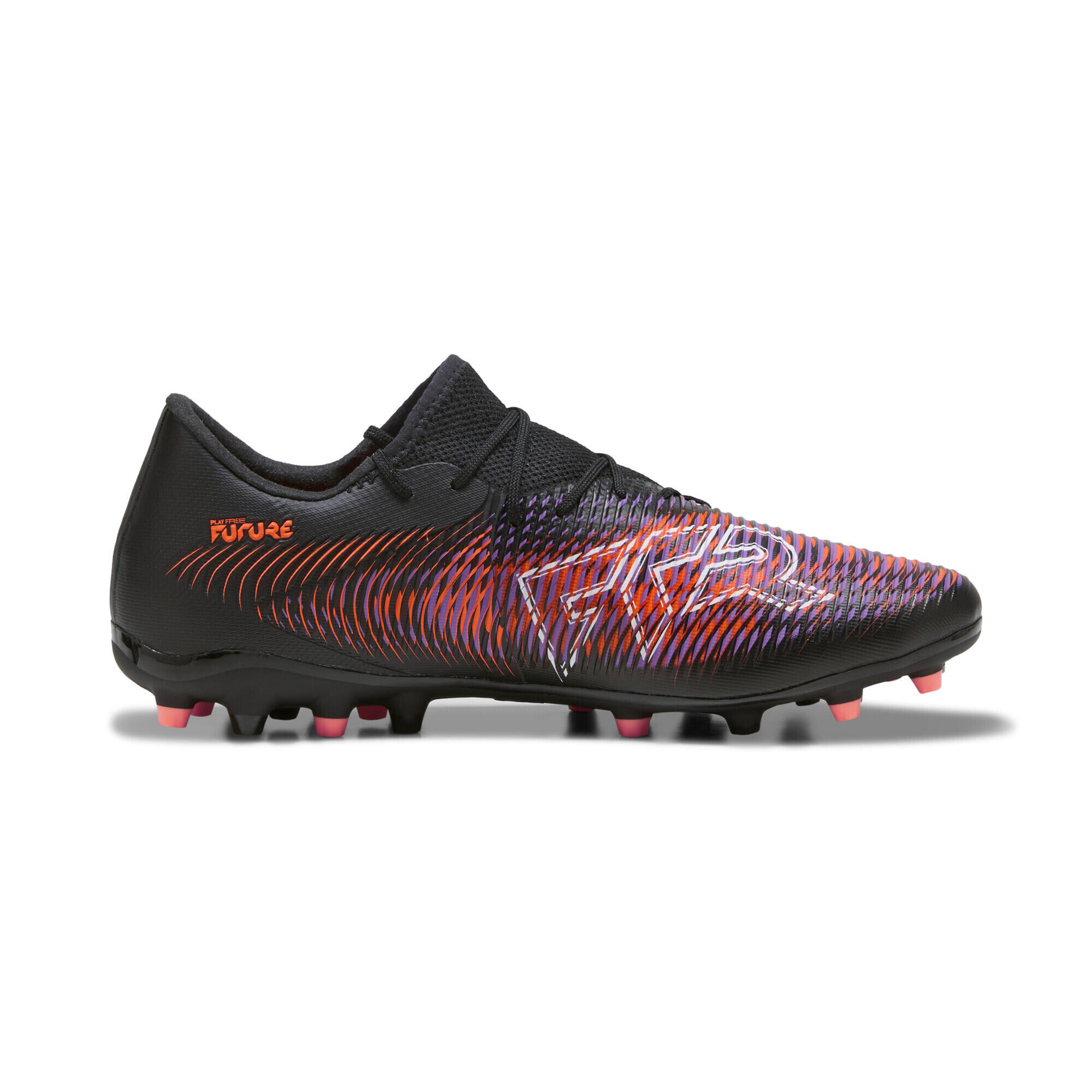 FUTURE 8 MATCH MG lage voetbalschoenen PUMA Black White Glowing Red 7/7