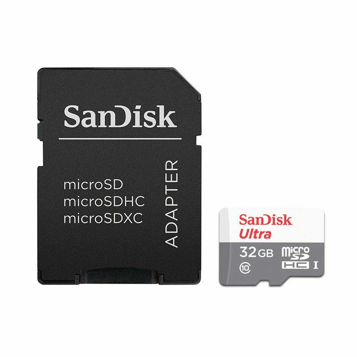 Scheda Di Memoria Micro SD con Adattatore SanDisk SDSQUNR-032G-GN3MA 32 GB 2/2