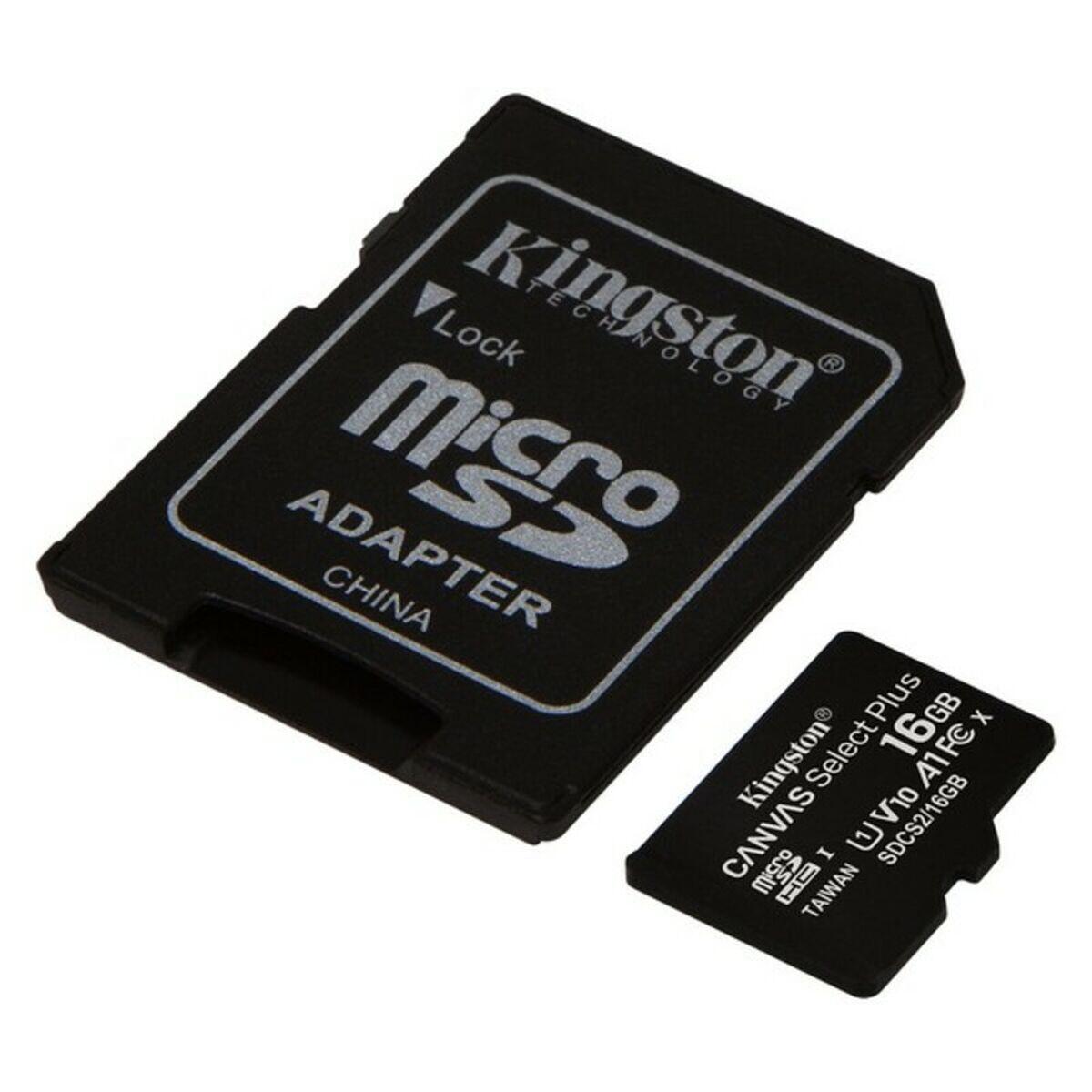 Micro SD geheugenkaart met adapter Kingston SDCS2 4/5