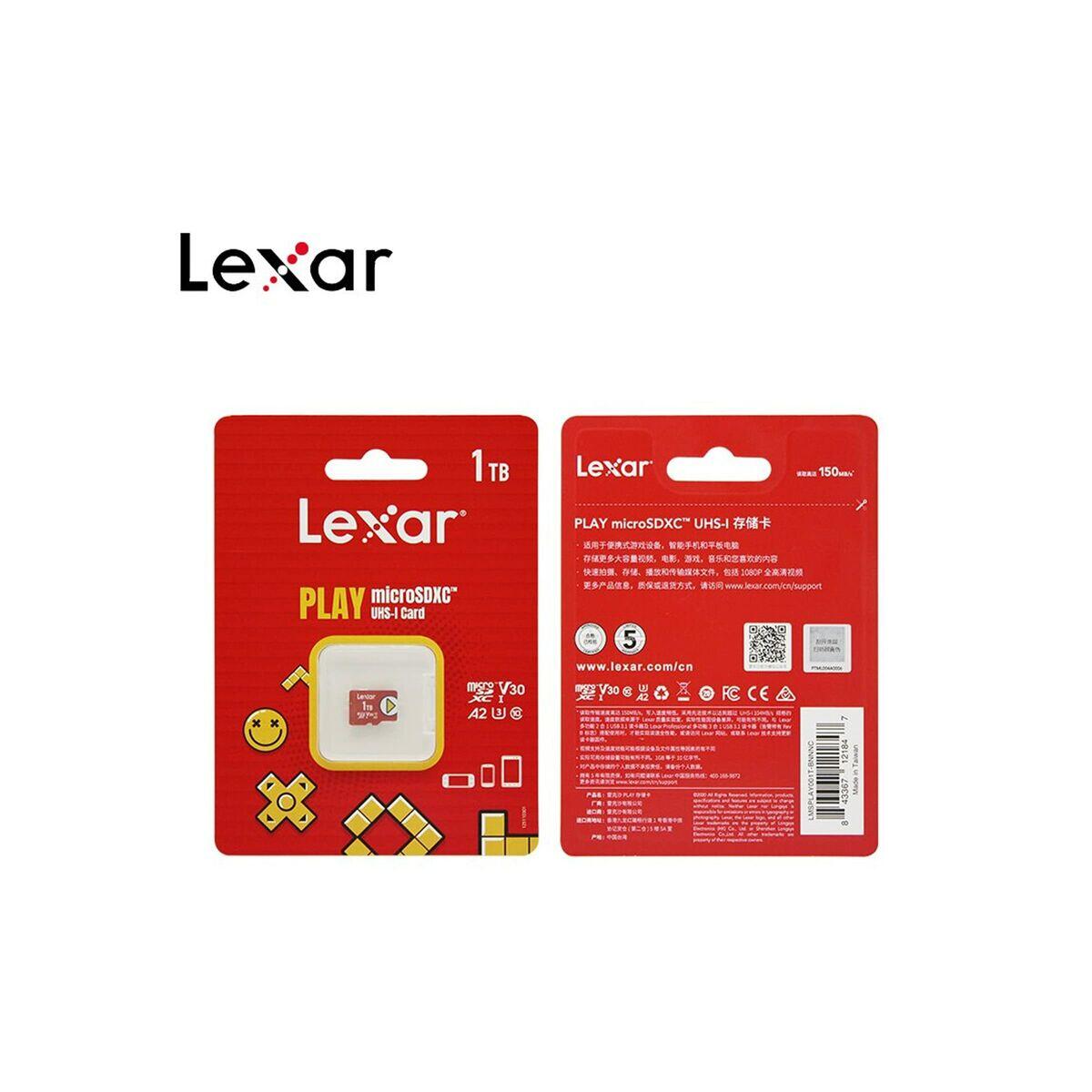 Scheda Micro SD Lexar LMSPLAY001T-BNNNG 1 TB 4/5