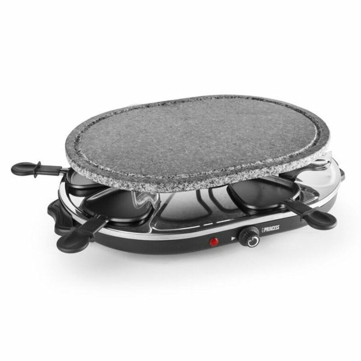 Piastra da Cucina Princess 8 Oval Stone Grill Party Nero 2/5