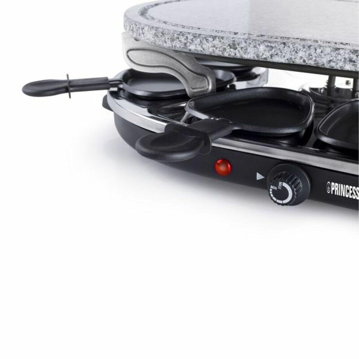 Piastra da Cucina Princess 8 Oval Stone Grill Party Nero 3/5