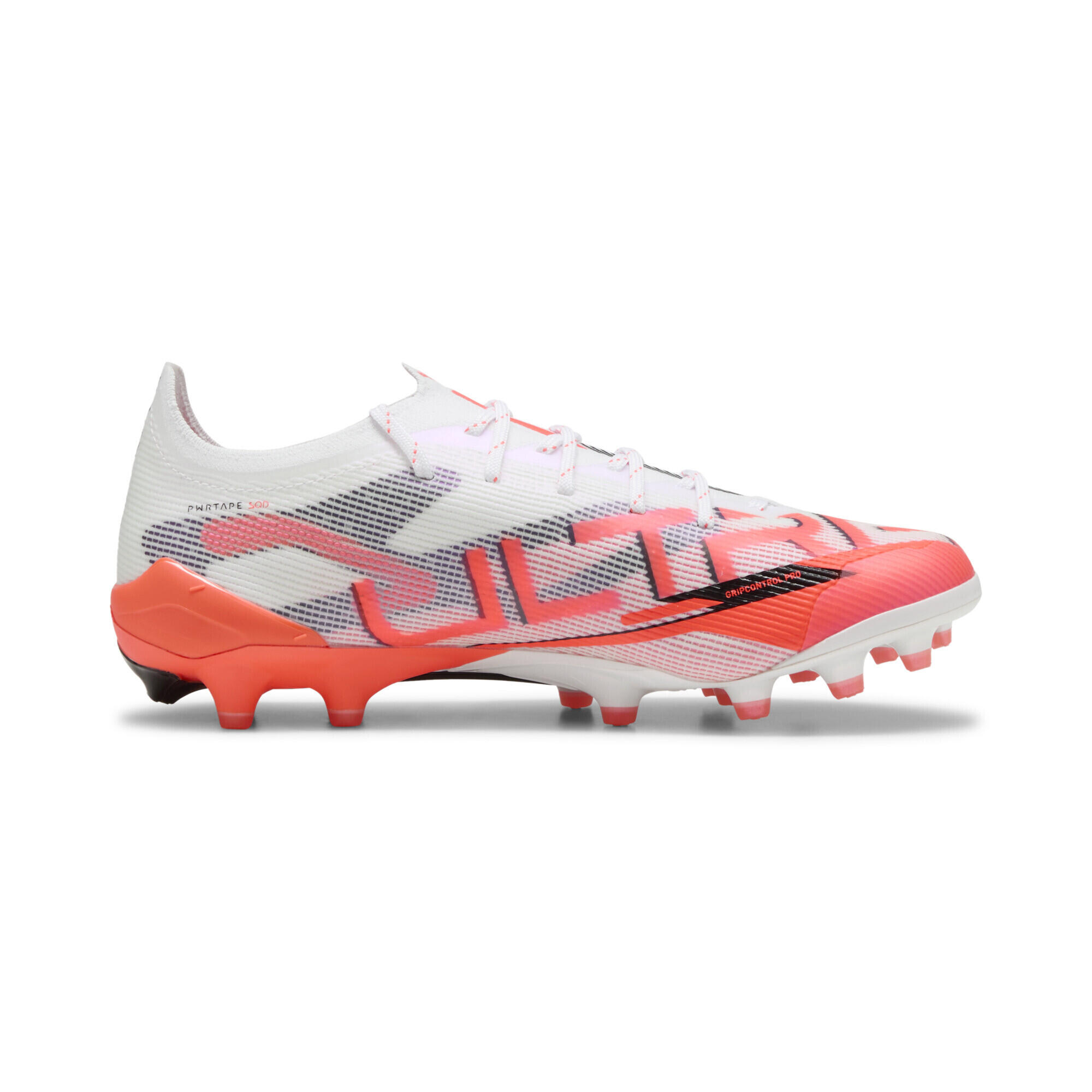ULTRA 5 ULTIMATE AG voetbalschoenen voor dames PUMA White Black Glowing Red 7/7
