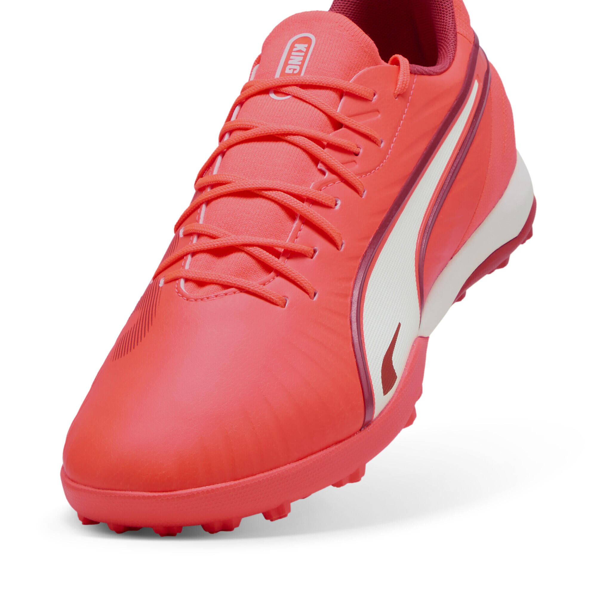 Scarpe da calcio KING MATCH TT unisex PUMA Glowing Red White Fire 6/7