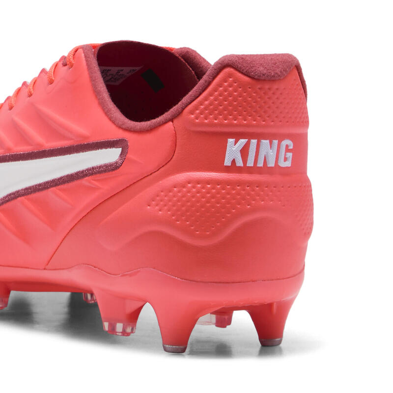 Buty piłkarskie KING PRO MxSG PUMA Glowing Red White Fire
