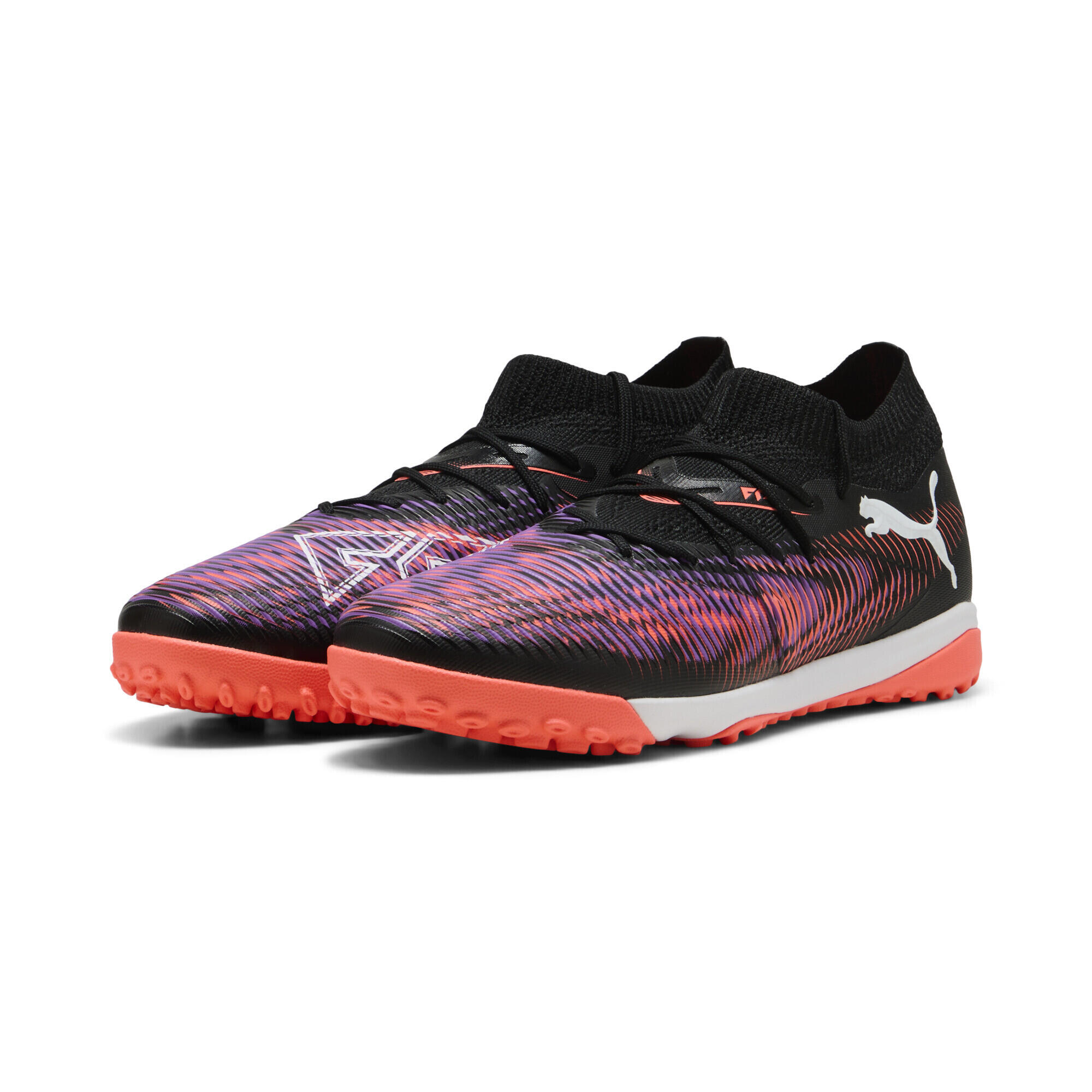 PUMA FUTURE 8 MATCH TT voetbalschoenen voor dames PUMA Black White Glowing Red