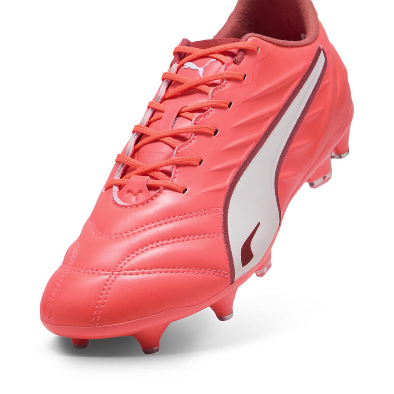 Buty piłkarskie KING PRO MxSG PUMA Glowing Red White Fire