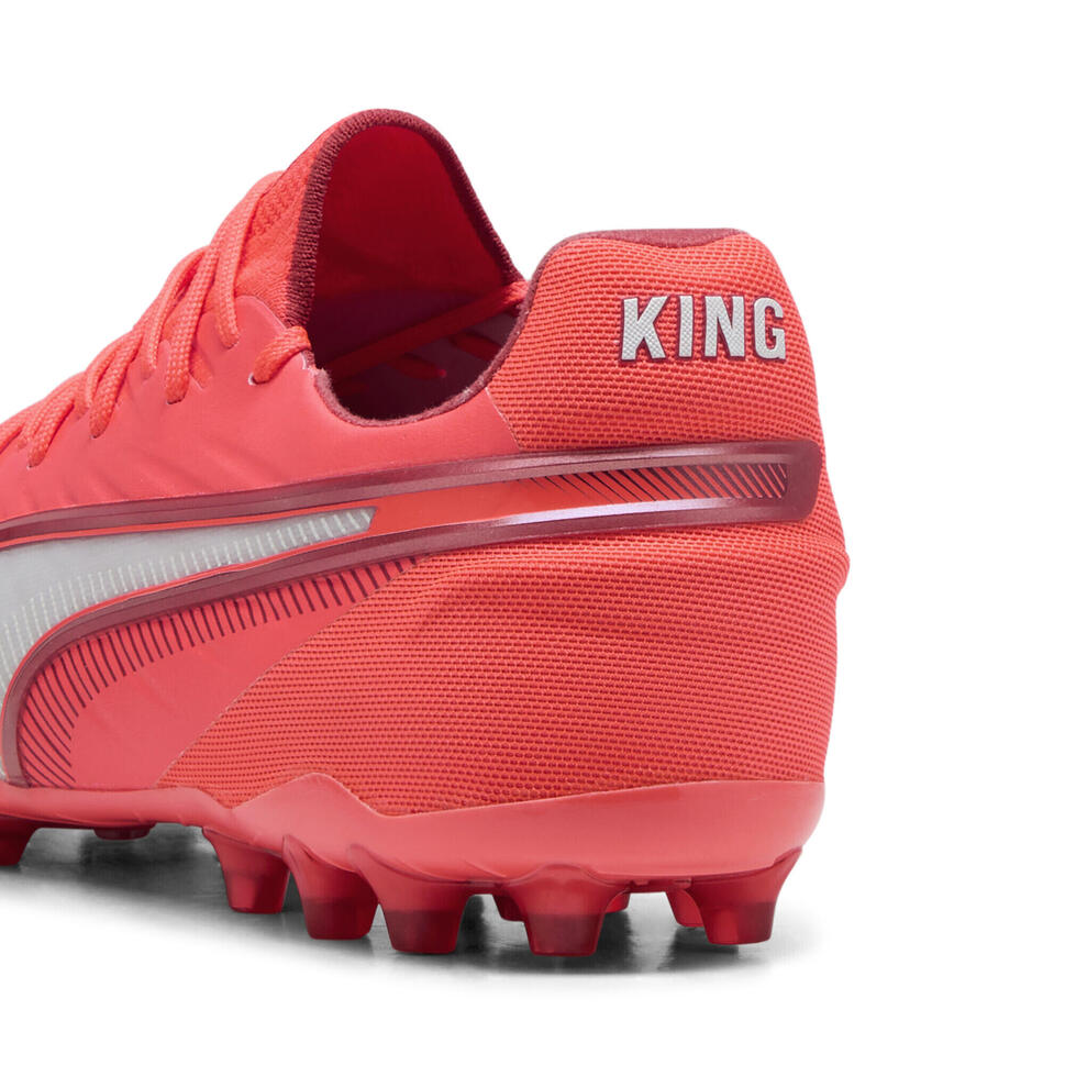 Buty piłkarskie KING ULTIMATE MG PUMA Glowing Red White Fire
