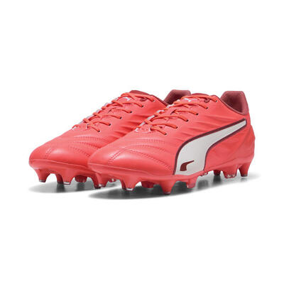 Botas de fútbol KING PRO MxSG PUMA Glowing Red White Fire