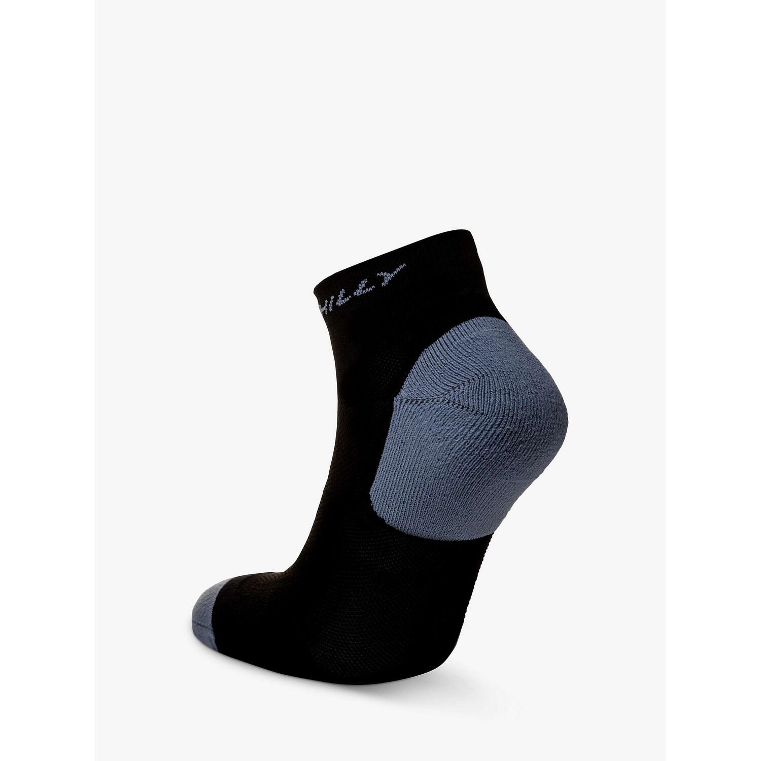 Mens Active Ankle Socks (Pack of 2) (White/Black/Grey) 4/4