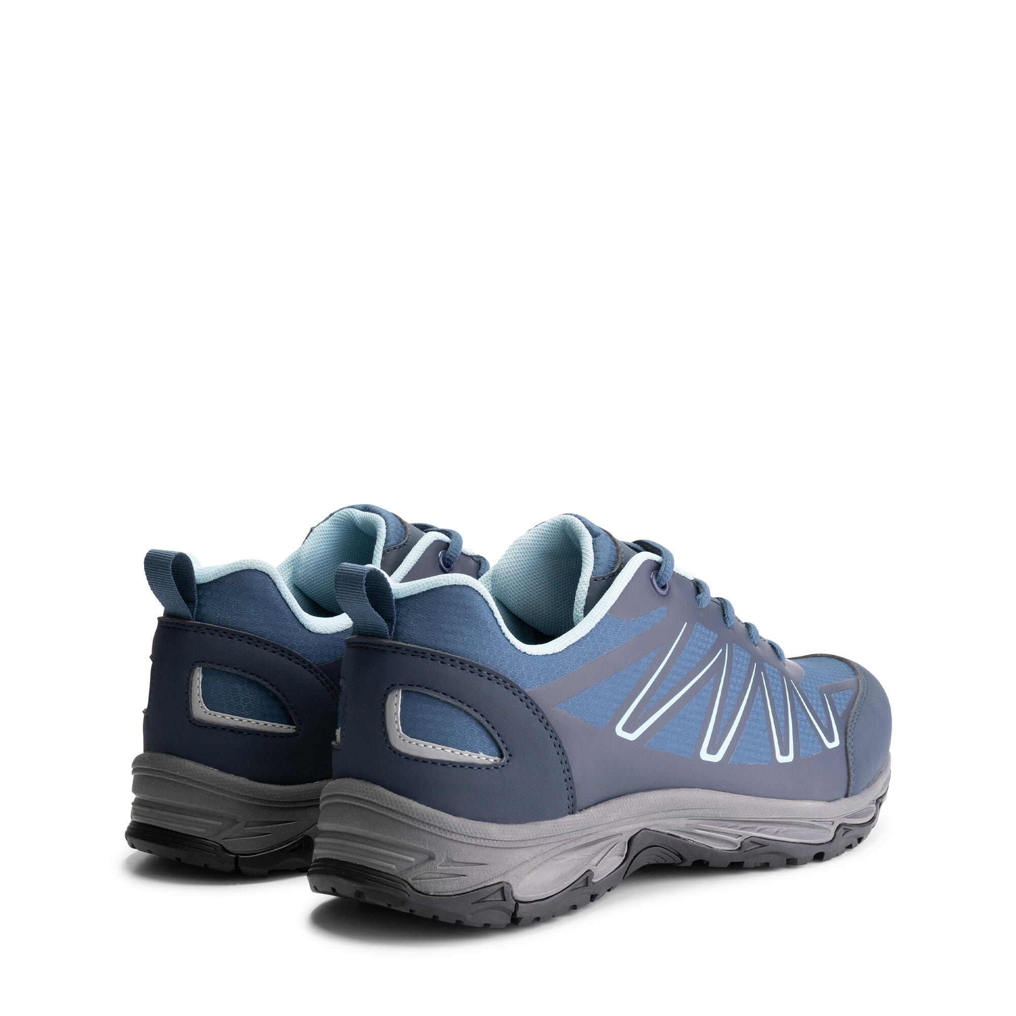 Nalden Hombre - Zapatillas de senderismo bajas - Impermeable - Azul 2/7