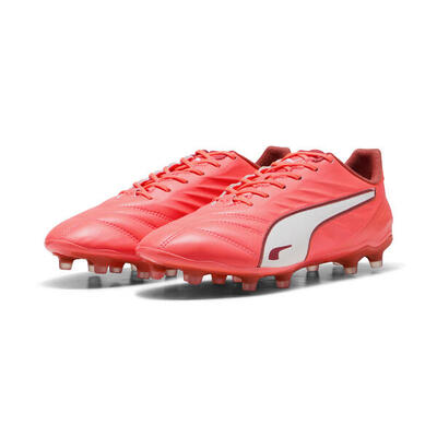 Botas de fútbol KING PRO FG/AG Mujer PUMA Glowing Red White Fire