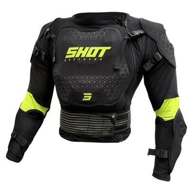 Gilet Shot Optimal 2.0 Nero/Giallo Neon - Adulto