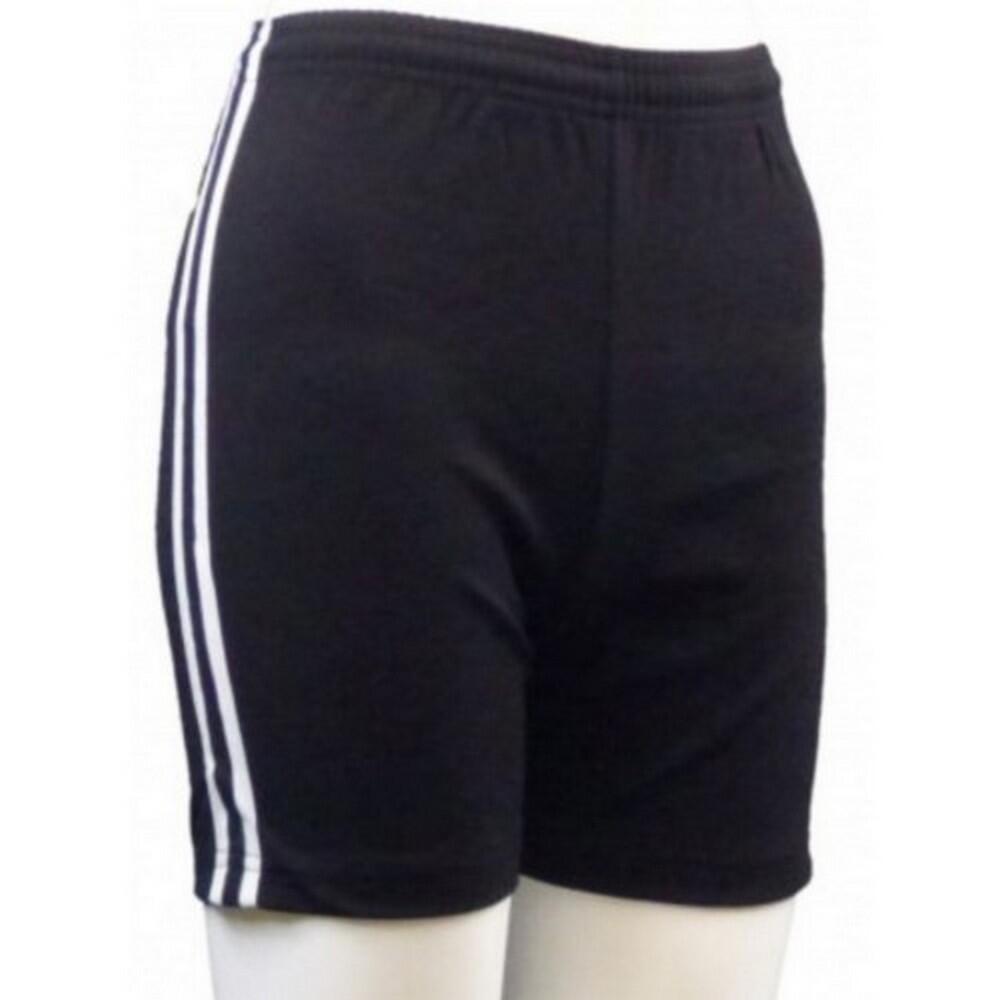 CARTA SPORT Womens/Ladies Stripe Shorts (Black/White)