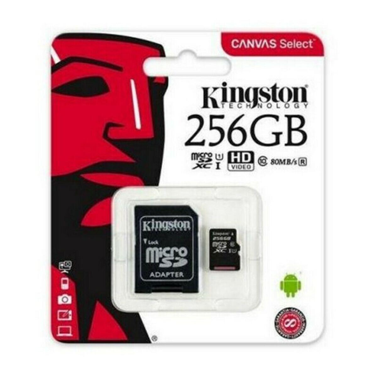 Cartão de memória micro sd com adaptador kingston sdcs2