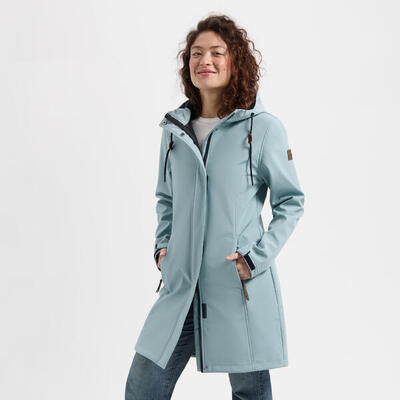 Erika dames - softshell jas - waterdicht - navy
