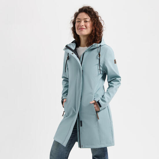Erika Damen - Softshell-Jacke - Wasserdicht - Hellblau