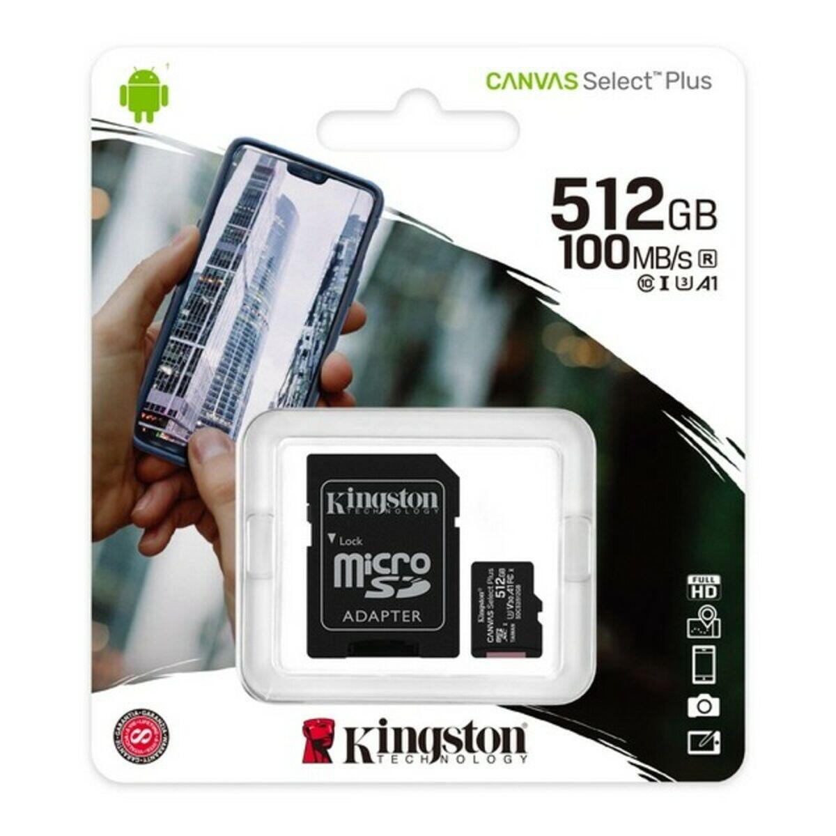 Carte Mémoire Micro SD avec Adaptateur Kingston SDCS2 3/5