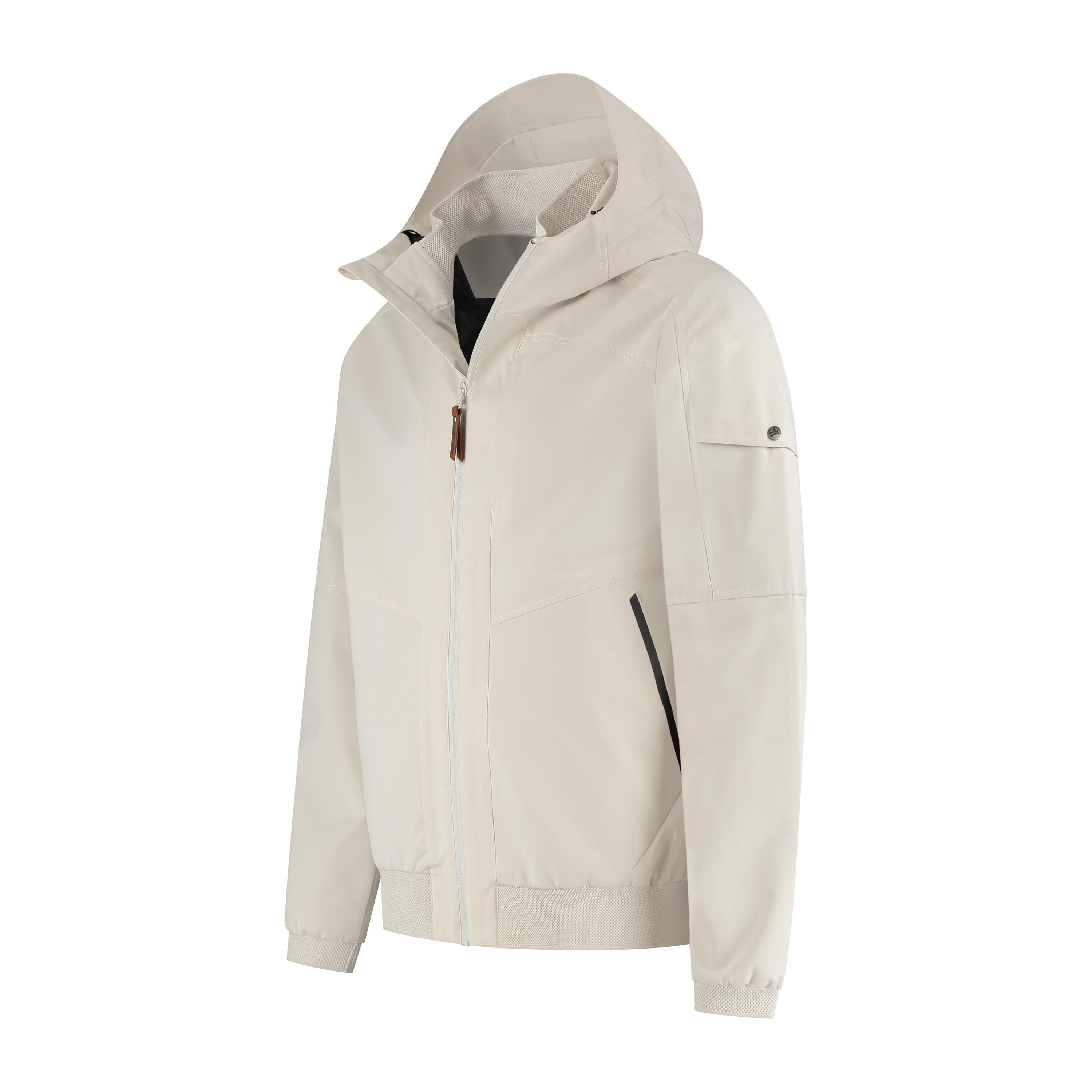 Karl Uomo - Giacca hardshell - Impermeabile - Sabbia 3/7